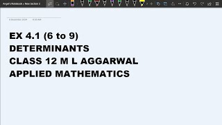 Ex 41 Part 2 Class 12 Applied Math ML Aggarwal [upl. by Aronid]