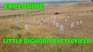 Little Bighorn Battlefield National Memorial in Montana Custers Last Stand [upl. by Barnet736]