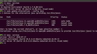 Ubuntu Java 版本切換 [upl. by Atteiluj598]