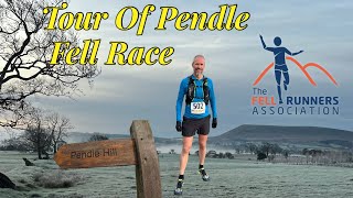 Tour of Pendle Fell Race  FRA AL event  The toughest Fell race in the Uk  The Seasons Final Race [upl. by Enois499]