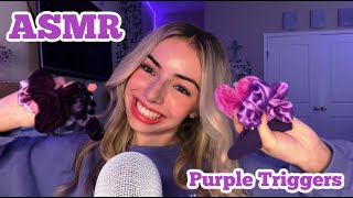 ASMR Purple Triggers [upl. by Wende]