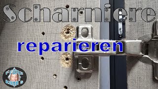 Ausgerissene Scharniere reparieren [upl. by Ytsirt]