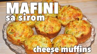 Recept SLANI MAFINI sa sirom Kako spremiti domaći mafin [upl. by Llacam]