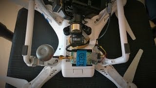 DJI Phantom 2 with FPV and iOSD flight [upl. by Mullac]