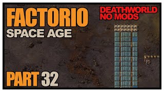 Factorio Space Age  Episode 32  We are going to Vulcanus Deathworld no mods [upl. by Aline707]