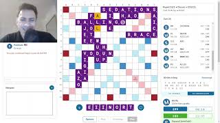 Scrabble game with commentary no448 [upl. by Avlasor]