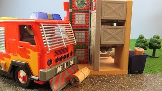 Fireman Sam Toys Episode 21 Fire Factory Hollywood Jupiter Toy 2019 Firefighter Sam Fire Station [upl. by Hairahcaz]