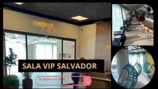 Sala VIP  Ambaar Lounge no aeroporto Salvador [upl. by Anaiv]