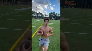 Football vs Marshmallow Snags🏈👄 football sports routerunning catch throw funny [upl. by Niboc]