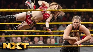 Io Shirai amp Dakota Kai vs Marina Shafir amp Jessamyn Duke WWE NXT Dec 19 2018 [upl. by Carpio]