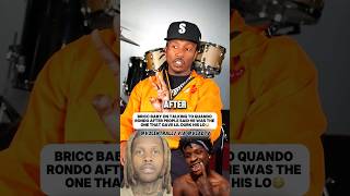 Bricc Baby On Talking To Quando Rondo After ￼He Allegedly Gave Lil Durk… briccbaby quandorondo [upl. by Anyg]