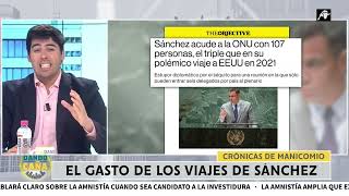 El séquito y la factura del viaje de Pedro Sánchez a Nueva York [upl. by Dinerman]