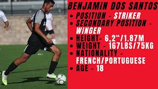 Benjamin Dos Santos Highlights [upl. by Adaner923]