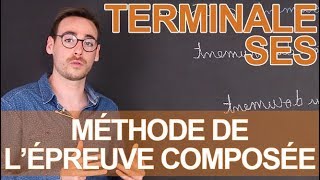 Méthode de lépreuve composée au bac  SES  Terminale  Les Bons Profs [upl. by Zertnom]