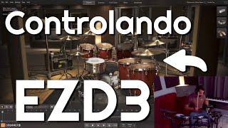 Controlando EZ Drummer 3 Con EDrums Baterias Electrónicas [upl. by Ahsias]