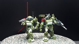 148 VOTOMS Reeman Squad Scopedog ATM09ST AGEX07 by Takara Tomy Actic Gear robot action figure [upl. by Biddick519]