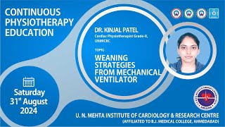 WEANING STRATEGIES FROM MECHANICAL VENTILATOR  CPE 31082024 [upl. by Zingale]