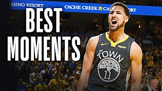 Klay Thompsons Best On Court Career Moments [upl. by Oretos691]