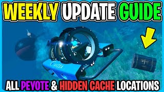 GTA Online Weekly Update GUIDE ALL Peyote Plant amp Hidden Cache Locations [upl. by Catharine]