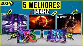 Os 5 Melhores Monitor 144Hz  Monitor 144Hrz Em 2024 [upl. by Lanza]