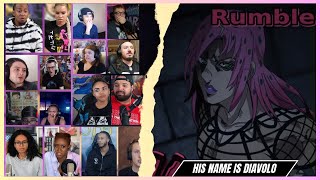 quotDIAVOLO REVEALquotJojo Bizarre Adventure Golden Wind Episode 33 REACTION MASHUP [upl. by Dulcle]