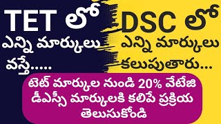 TET 20 percent weightage marks in DSC  apts tet 2025 latest updates tet dsc tetclasses [upl. by Ahsekim]