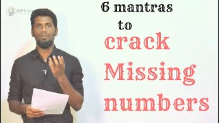 6 mantras to crack missing numbers  tips amp tricks  MrJackson [upl. by Thorvald130]