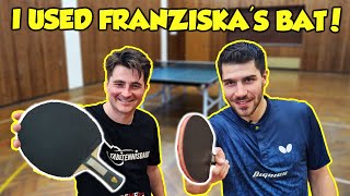 TESTING PATRICK FRANZISKAS TABLE TENNIS BAT [upl. by Enautna]