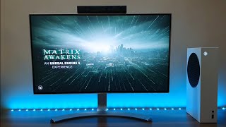 Matrix Awakens RTX Gameplay Xbox Series S [upl. by Nelan]