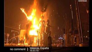 Las Fallas Festival in Valencia Spain [upl. by Sidonia]