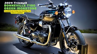 Beautiful Iconic Styling Easy Handling And Modern Capabilities  2024 Triumph Bonneville T100 [upl. by Boland908]