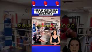 Solo era un sparring no era necesario noquearlo boxeo boxing box [upl. by Aiksas933]