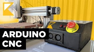 How to build a large CNC router controlled by Arduino GRBL and Universal GCode Sender UGS [upl. by Youlton939]