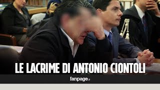 Morte Marco Vannini in aula le lacrime di Antonio Ciontoli [upl. by Fotzsyzrk]