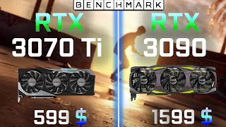 Geforce RTX 3070 Ti vs RTX 3090 Test in 8 Games  1080p 1440p 2160p [upl. by Moreno]