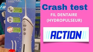 CRASH TEST FIL DENTAIRE quotHYDROPULSEURquot ACTION ACTION actionaddict crashtest dents optismile [upl. by Telrahc]