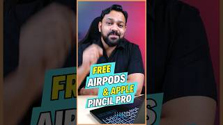 Get Free Apples Airpods amp Pencil Pro shorts youtubeshorts  Apple back to school 2024 [upl. by Hcone]