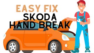 How to change Skoda Fabia hand break cable  Easy fix Home Garage [upl. by Tessi]