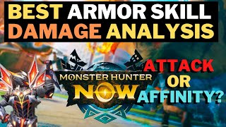 Best Offensive Armor Skills Comparison  Monster Hunter Now [upl. by Nynahs]