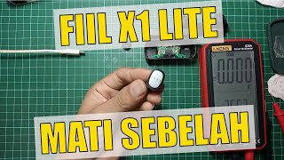 TWS FIIL X1 LITE Mati Sebelah Tidak Bisa Di Cas  Cara Mudah memperbaiki tws mati sebelah [upl. by Treva]