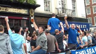 chelsea fans at the globe 2010 fa cup [upl. by Dino161]