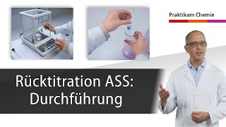 Rücktitration Acetylsalicylsäure Durchführung [upl. by Cacka]