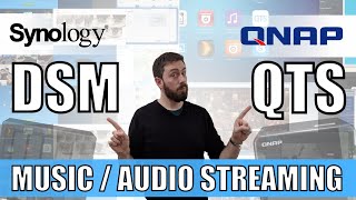 Synology DSM vs QNAP QTS  Audio File Management [upl. by Asillem]