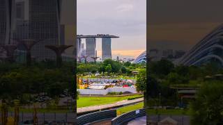 Marina Bay Skyline Singapore  Singapore Status  Singapore Vlog shorts singapore travel vlog [upl. by Aicaca]