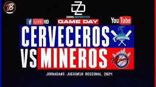 LIGA REGIONAL JORNADA 5 CERVECEROS DE MEOQUI VS MINEROS DE NAICA [upl. by Vaish496]