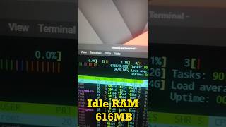 Linux Lite 70  Idle RAM linux linuxlite [upl. by Eddana292]