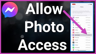 How To Allow Messenger Access To Photos [upl. by Eceer]