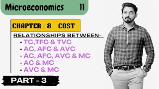 Relationships between different types of Costs TC TFC TVC AC AFC AVC amp MC commerciaclasses [upl. by Novled]