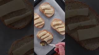 Crostini Zenzero Fabbri e Toma Fabbri1905 food recipe cooking lericettedibea videoricetta [upl. by Ahsaenat]