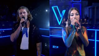 Ethan Beckton vs Etienne Steven  Ceilings  The Voice Australia 12  Battle Rounds FULL [upl. by Bourgeois]